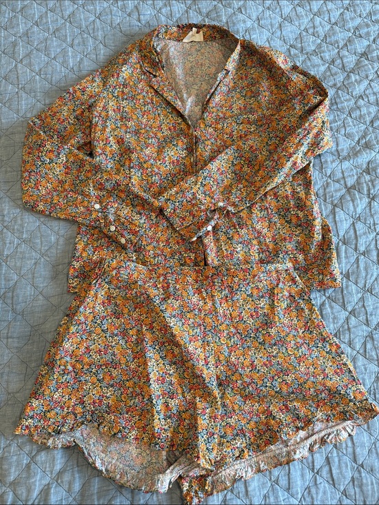 Sezane Other - SÉZANE LIKE NEW FLORAL PJ SET SIZE 40